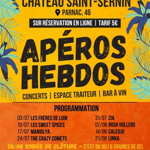 LES APÉROS HEBDOS 2026